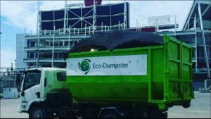 ecodumpster at the 49er stadium